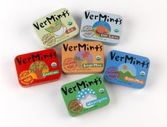 Vermints Organic Chai Breath Mints Pack Of 6 Travel Tins All Natural Vegan