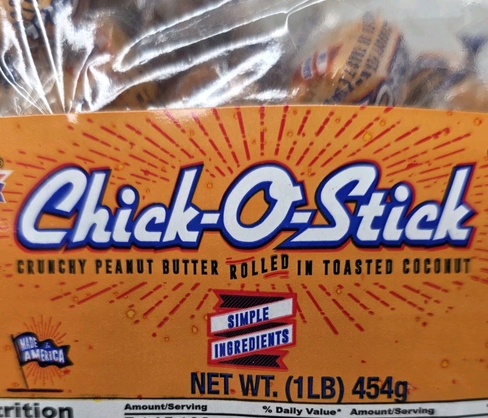 Atkinson Chick O Stick Mini Bite 1 lb Individually Wrapped Peanut Butter CANDY