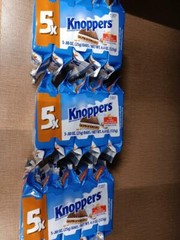 Knoppers German Milk Hazelnut Wafer Snack by Storck 15 Bars *FRESH*
