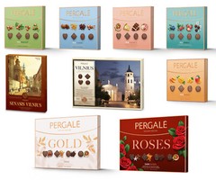 PERGALE Assorted Chocolate Sweets Pralines Premium Luxury Gift Boxes Vilnius