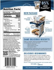 Nonni’s Almond Chocolate Biscotti, 24 Count, Dark Chocolate Dipped, Individually