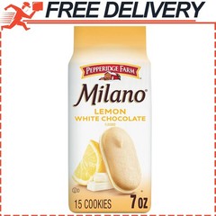 Pepperidge Farm Milano White Chocolate Lemon Cookies, Kosher & Vegetarian 7oz