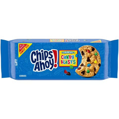 CHIPS AHOY! Crunchy Candy Blasts Fudgy Chocolate Chip Cookies,Family Size,18.9oz