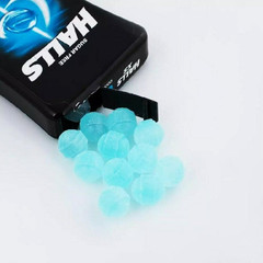 Halls XS Mentholyptus Candy Sugar Free Intense Cooling Travel 12.6 g x 12