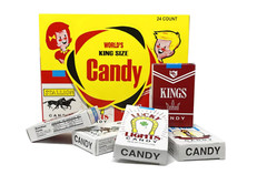 World Confections King Size Candy Cigarettes – Pack of 24