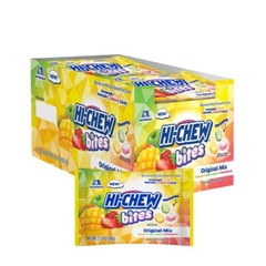 HI CHEW Bites 12 Bags Chewy Candy Mango Green Apple Strawberry Flavor Snack