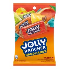 3x Jolly Rancher Tropical Hard Candy Peg Bag Snack Sweet Treats Bulk New 6.5oz