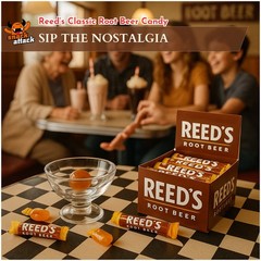 REED’S ROOT BEER HARD CANDY (Varied ROLLS)-SHIPS FREE