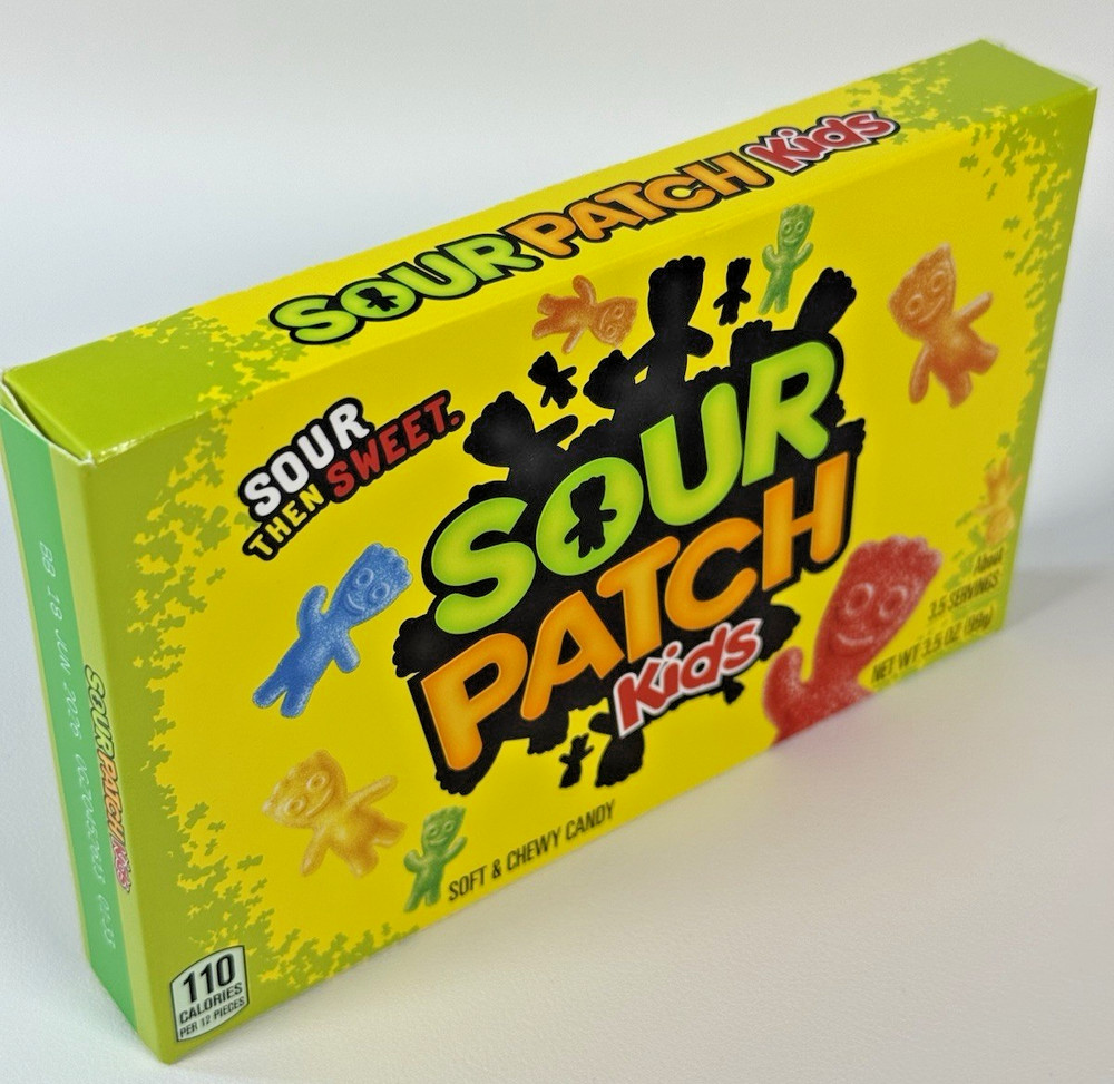 Sour Patch Kids Soft & Chewy Candy 3.5 oz Theater Box