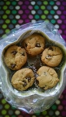 Dangerously Delicious Homebaked Crispy Chocolate Chip Cookies..Baked Fresh..Gift