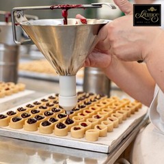 Szamos Sour Cherry Dessert, Handmade Chocolate-Covered Marzipan Bonbon, 4x125g