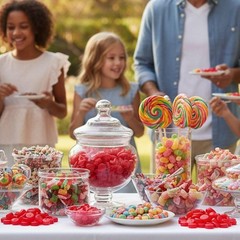 SweetGourmet Cherry JuJu Coins | Bulk Unwrapped Soft Candy | 2 Pounds