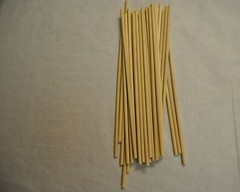50 Wood Dowell Rods Stick Wooden Candy Lollipop Confectionary 12″ x 1/4 WED120
