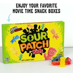 SOUR PATCH KIDS and SWEDISH FISH Soft & 15 Count (4.2 oz each), Multicolor