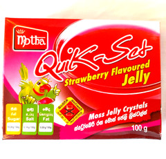 Moss Jelly Gelatine Crystals Candy Recipe Strawberry Flavoured Quick Set Dessert
