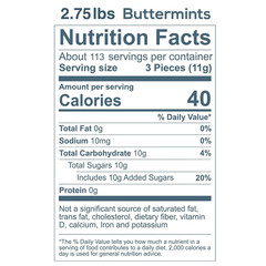 Assorted Pastel Buttermints, 14 Ounce, Appx. 100 pieces from
