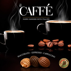 Maestro Massimo Coffee Candy Assort. Macchiato, Espresso, Cappuccino 7.05 oz 2PK