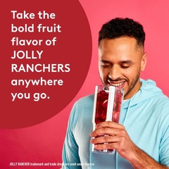 Jolly Rancher Singles To Go Drink Mix – Chery 0.57 Ounce (Pack of 12), RED