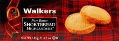 Shortbread Highlanders, Pure Butter Shortbread Cookies, 4.7 Oz Box Pack of 2