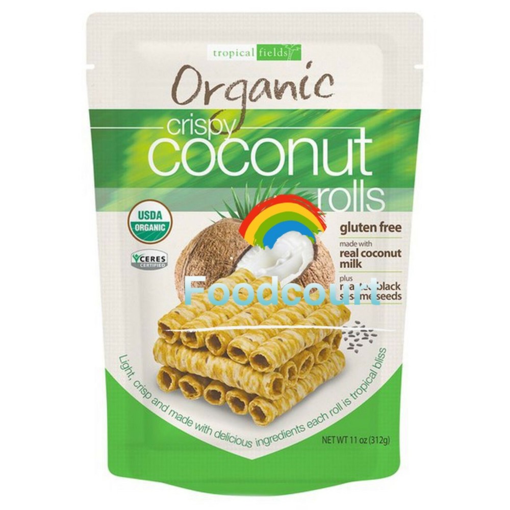 Tropical Fields Organic Crispy Coconut Rolls 11 oz