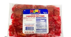 2 10oz bags howe cinnamon button candy free shipping