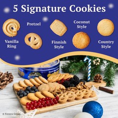 Royal Dansk Danish Butter Cookies/Premium Assorted Cookies in Gift Tin/12 oz