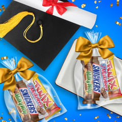 SNICKERS, TWIX, MILKY WAY & 3 MUSKETEERS Individually Wrapped Variety Pack Full