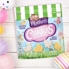 Springtime Circus Animal Cookies – 9oz Pack, Fun Snack for Kids & Parties