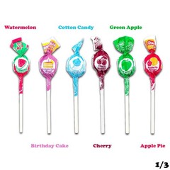 Assorted Lollipops 300 Count Resealable Bag 18 Flavors Candy Party