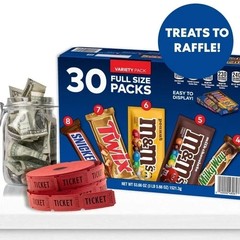 Mars Chocolate Candy Bars, Variety Pack, Full Size, 30 pk. – FREE SHIPPING