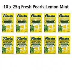 10 Box Ricola Fresh Pearls 25G Free Shipping World Wide