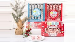 All-Natural Organic Mini Candy Canes – 30 Count Vegan Gluten-Free Peppermint Joy
