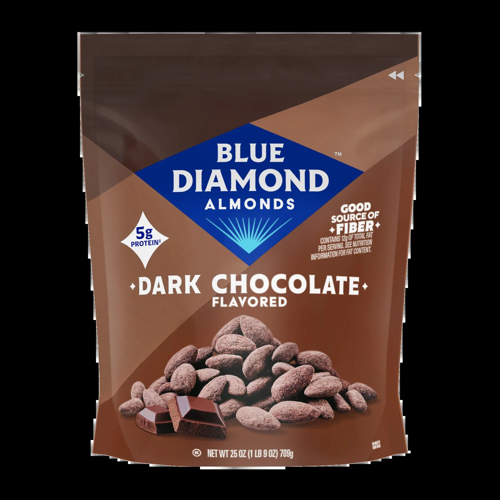 Oven Roasted Dark Chocolate Almonds, 25 Oz.