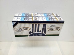 JILA Sugar Free PEPPERMINT Chewing Gum 12 Packs, EXTRA STRONG, EXTRA LONG