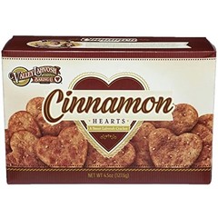 Cinnamon Hearts Cracker by Valley Lahvosh | 4.5 Oz | Pack of 2