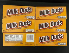 MILK DUDS Chocolate and Caramel Candy Boxes 5 oz each – {LOT OF 6 BOXES}