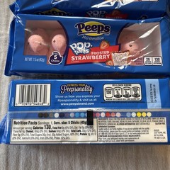 4 Boxes Kellogg’s Peeps Strawberry Pop-Tarts Chicks 20 Peeps Total Limited Ed.
