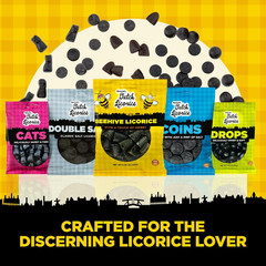 Beehive Dutch Licorice Drops – 5.2Oz Bag – Sweet Honey Black Licorice Candy – Du