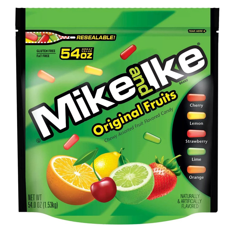Mike and Ike Chewy Assorted Original Fruits (54 oz.) FREE SHIPPING