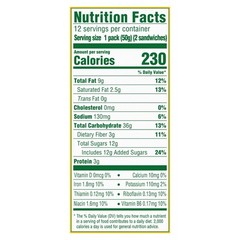 belVita Breakfast Bar Biscuit Sandwiches, Dark Chocolate Creme – Value Pack, 12