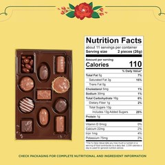 WHITMAN’S SAMPLER Assorted Milk & Dark Chocolate Candy Gift Box, 10 oz.
