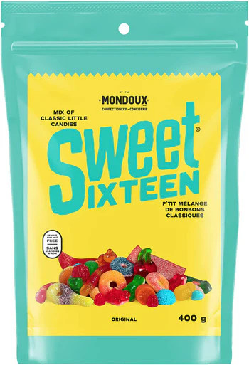 Mondoux Sweet Sixteen Original Gummy Candies, 400g/14 oz