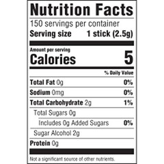 EXTRA Polar Ice Sugarfree Gum, 15 Sticks (Pack of 10)