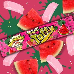 12 Warheads Sour🍏Green Apple,🍉Watermelon,🍇Blue Raspberry flavor Taffy Bars