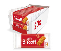 Lotus Biscoff Cookies, Caramelized Biscuit Cookie Snack, Dispenser (Pack of 20)
