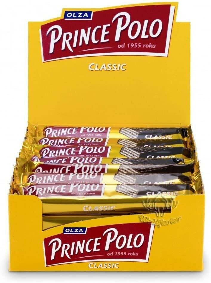 Olza Prince Polo Classic Chocolate Wafel 17.5 g ( Pack of 28 ) 490 g (17.2oz)