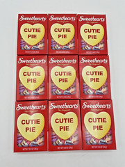 (10-Pack) Sweethearts The Original Cutie Pie CONVERSATION HEARTS Candy BB 9/2026