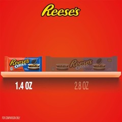 OREO Milk Chocolate and White Creme Peanut Butter Cups, Candy Packs, 1.4 oz 2…