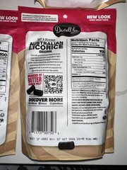 Darrell Lea Soft Australian Licorice, Original Black Flavor, 7 Ounce Bag 4 BAGS