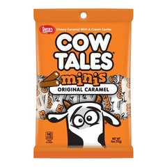 12x Goetze’s Cow Tales Mini Original Caramel Bulk Chewy Candy Snack New Lot 4oz